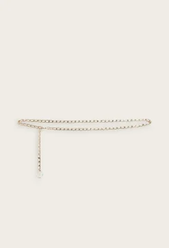 Discount Gold-Coloured Link Belt Women Belts