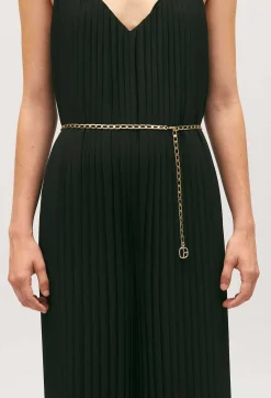 Discount Gold-Coloured Link Belt Women Belts
