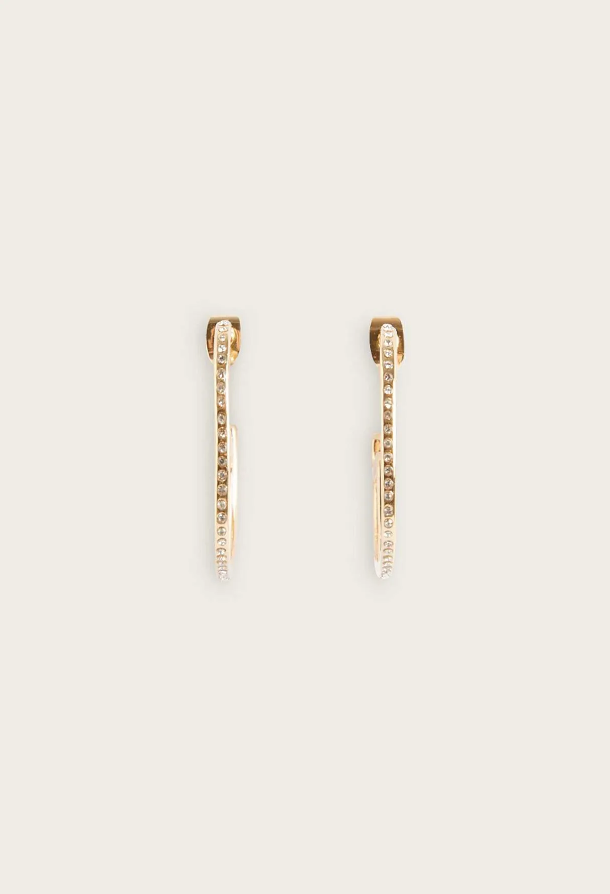 Online Golden Brass Cp Hoop Earrings Women Jewellery And Scrunchies