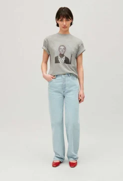 New Grey Print T-Shirt Women T-Shirts