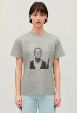 New Grey Print T-Shirt Women T-Shirts