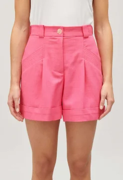 Outlet High Waisted Pink Short Women Skirts And Shorts