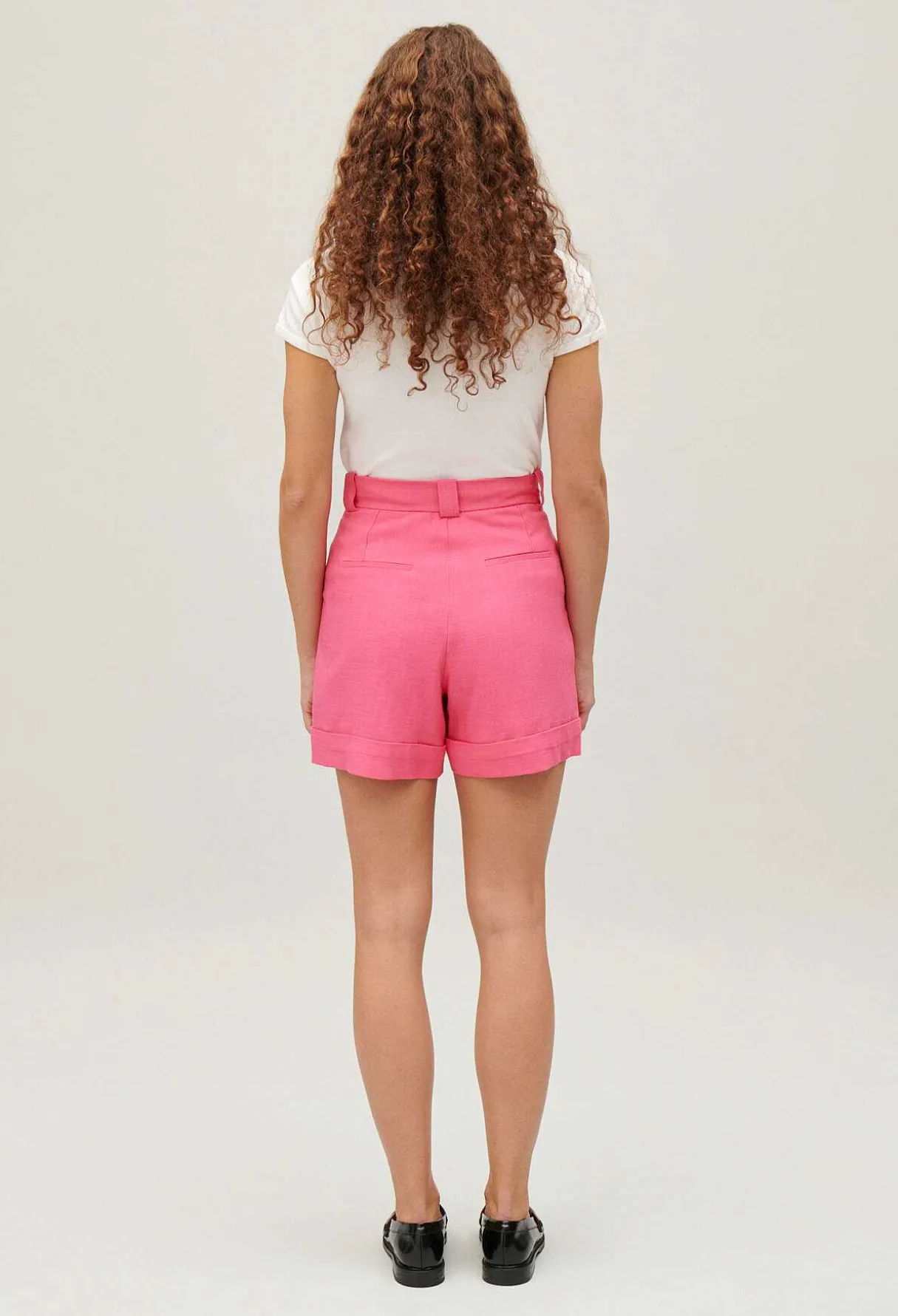 Outlet High Waisted Pink Short Women Skirts And Shorts