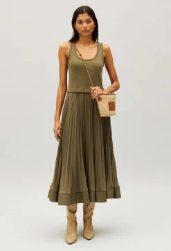 New Illusion Effect Maxi Dress Women Dresses