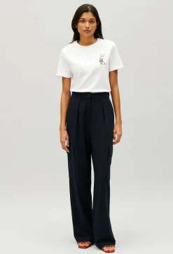 New Jean Toto Cream T-Shirt Women T-Shirts