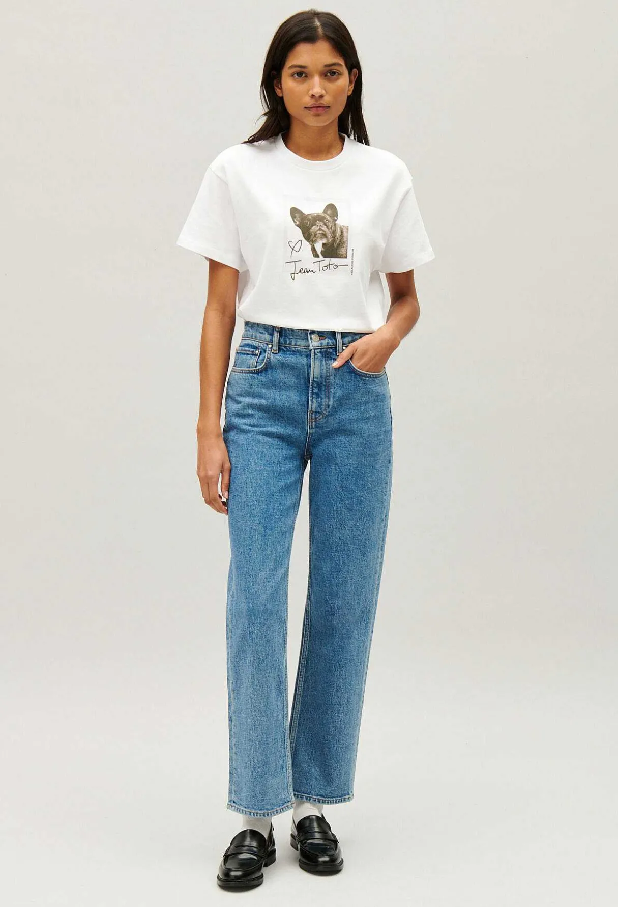 Shop Jean Toto Print T-Shirt Women T-Shirts
