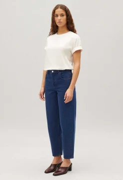 Cheap Jean-Luc Blue Mom Jeans Women Jeans And Trousers
