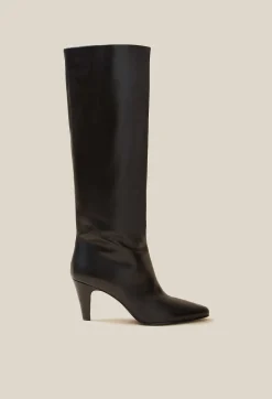 New Leather Knee-High Boots Women Booties And Boots