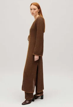 Online Long Brown Cardigan Women Sweaters And Cardigans