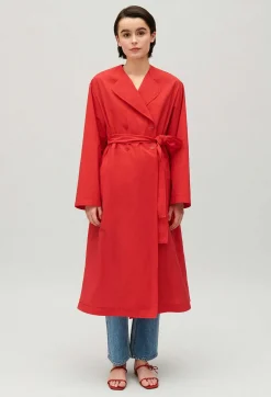 Best Long Red Trench Coat Women Jackets And Coats