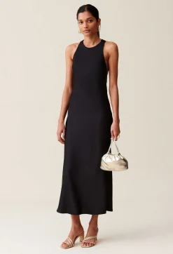 Flash Sale Long Satin Dress Women Dresses