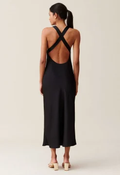 Flash Sale Long Satin Dress Women Dresses