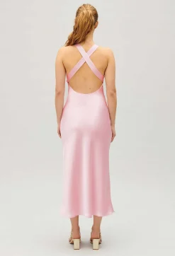 Sale Long Satin Dress Women Dresses
