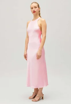 Sale Long Satin Dress Women Dresses