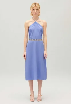 Clearance Midi Backless Dress Women Dresses