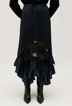 Discount Midi Pleated Skirt Women Skirts And Shorts