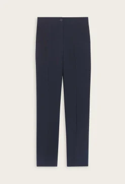 Hot Navy Blue Suit Trousers Women Jeans And Trousers