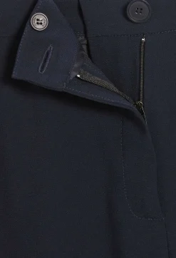Hot Navy Blue Suit Trousers Women Jeans And Trousers