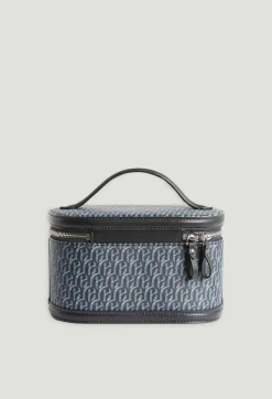 Cheap Navy Monogram Canvas Vanity Case Women Mini-Bags