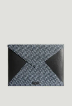 Shop Navy Monogrammed Laptop Sleeve Women Small Leather Goods