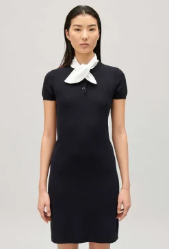 Store Navy Short Knitted Dress Women Dresses