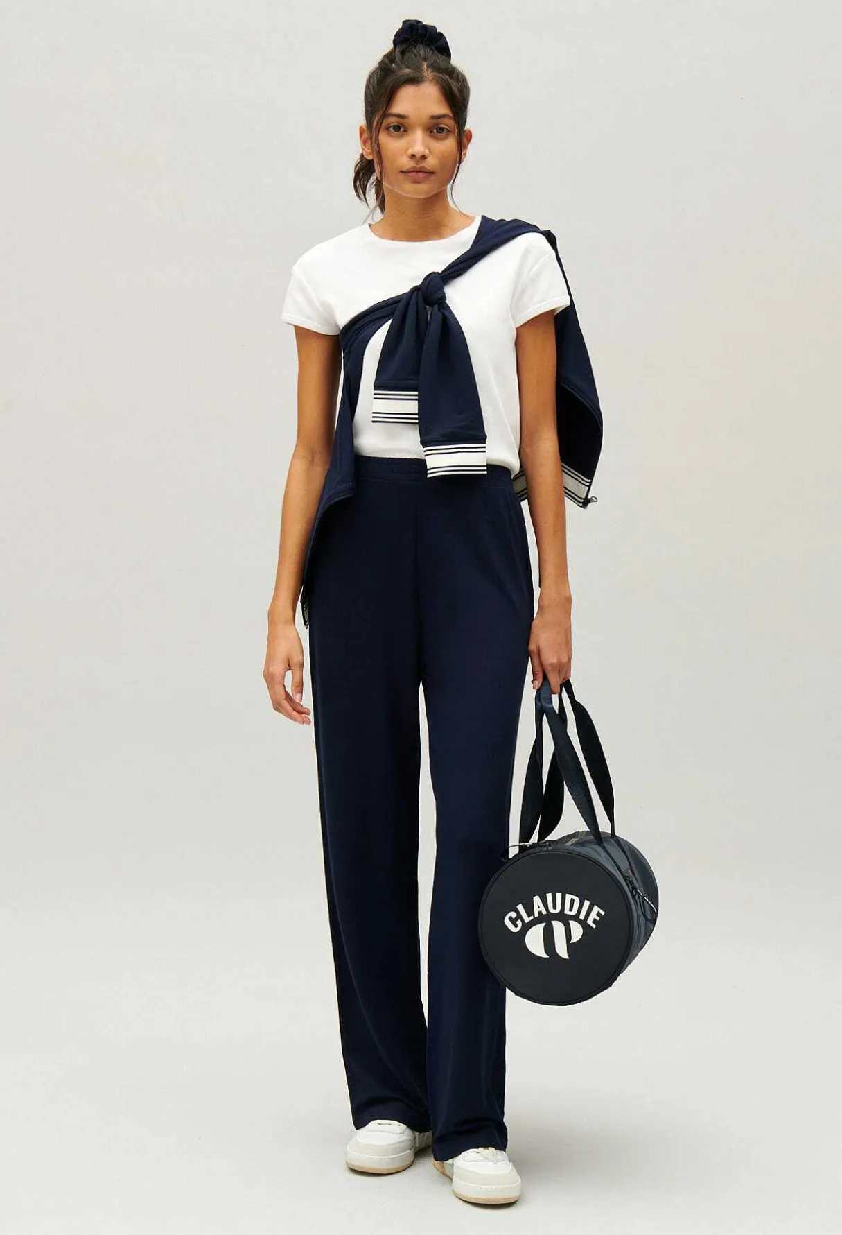 Store Navy Sports Trousers Women Jeans And Trousers