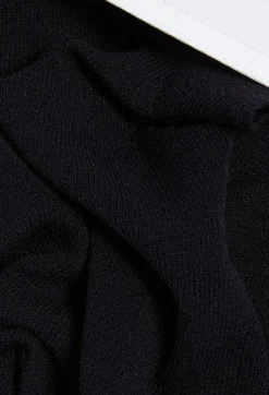 Online Navy Vest Top With Shirt Collar Women Tops And Shirts