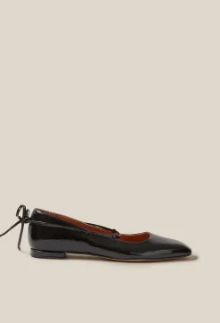 Online Patent Leather Ballet Pumps Women Sandals, Pumps And Mules