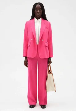 Online Pink Suit Jacket Women Blazers