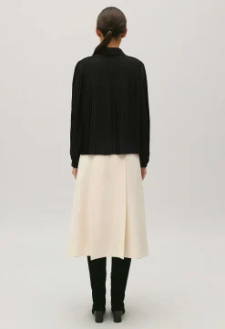 Clearance Pleated Blouse Women Tops And Shirts
