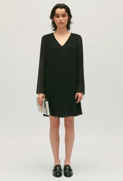 Store Rififi Short Black Dress Women Dresses