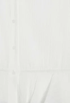 Discount Ruffled Cream Basque Shirt Women Tops And Shirts
