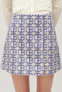 Best Sale Short A-Line Skirt With Monogram Women Skirts And Shorts