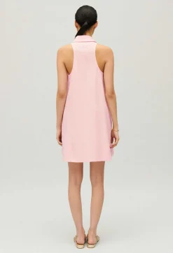 Hot Short Button-Up Babydoll Dress Women Dresses