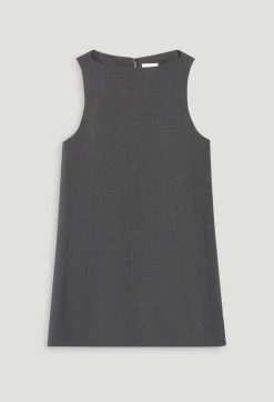 Outlet Short Flecked Grey Dress Women Dresses