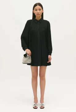 Online Short Pleated Dress Women Dresses
