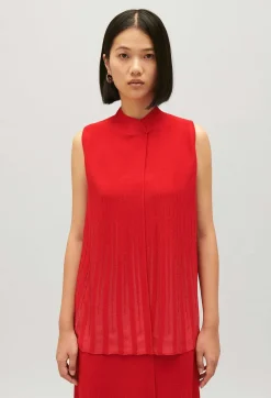 Sale Sleeveless, Floaty Top Women Tops And Shirts