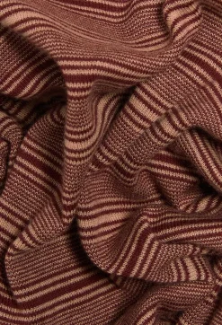 Flash Sale Striped Brown Vest Top Women T-Shirts