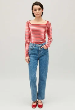 Discount Striped T-Shirt Women T-Shirts