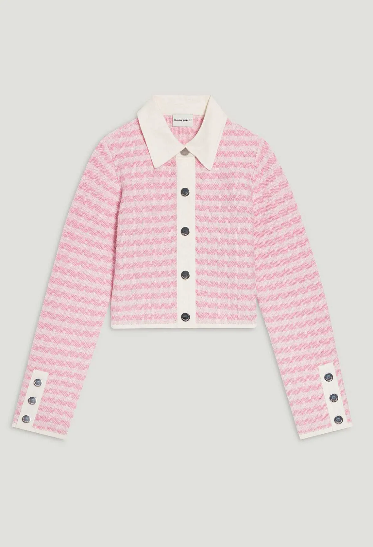 Outlet Two-Tone Knit Cardigan Women Sweaters And Cardigans