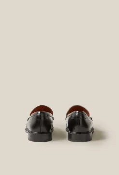 Store Two-Tone Leather Loafers Women Loafers