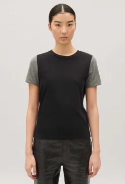 Cheap Two-Tone T-Shirt Women T-Shirts