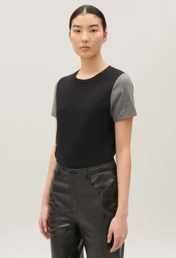 Cheap Two-Tone T-Shirt Women T-Shirts