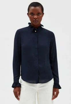 Fashion Victorian Collar Blouse Women Tops And Shirts