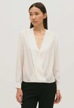 Discount V-Neck Blouse Women Tops And Shirts