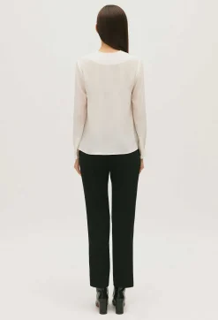 Discount V-Neck Blouse Women Tops And Shirts