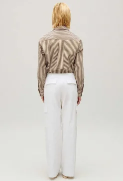 Online White Cargo Trousers Women Jeans And Trousers