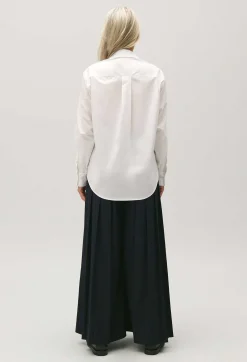 Store White Cotton Shirt Women Tops And Shirts