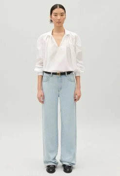 Best Sale White Poplin Shirt Women Tops And Shirts