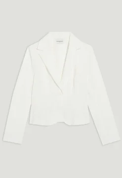 Shop White Slim-Fit Suit Jacket Women Blazers